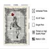 Poster Master Unicorn Skeleton Print - Dictionary Poster - Red Heart Art - Gift for Men, Women & Animal Lover - Gothic Wall Decor for Bedroom, Living Room or Kid's Room - 8x10 UNFRAMED Wall Art view 2