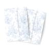Pink Orchid Invitations French Blue Toile Vellum Wrap For 5 x 7 Wedding Invites and Cards (Set of 20) view 1