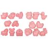 16Pcs Cartoon Farm Animals Biscuits Mold Cookie Stamps Set Fondant Biscuits Pastry Cookie Cutters For DIY Cake Baking Cookie Cutters For Baking Plastic view 1