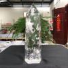 AtkitS Beautiful Molten Stone Clear Quartz Crystal Wand Point Reiki Home Decor (Size : 2400-2500g) view 1
