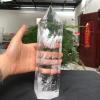 AtkitS Beautiful Molten Stone Clear Quartz Crystal Wand Point Reiki Home Decor (Size : 2400-2500g) view 3