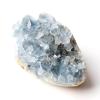 AtkitS Beautiful Natural Celestite Crystal Druzy Cluster Sky Blue Geode Mineral Specimen Home Decor (Size : 500-550g) view 4