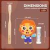 Arielo Lion Toothbrush Holder - Kids Toothbrush with Timer - Autism & Sensory Kids (Leo) view 4