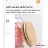 Cookie Jar Christmas New Year Cookie Jar Biscuit Barrel with Airtight Bamboo Wood Lid, Glass Storage Canister Jar for Candy, Cookie, Sugar, Nuts Food Container (Color : 1.3L) view 4