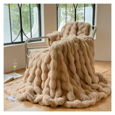 JEWOSS Super Soft Fuzzy Fleece Throw Blanket for Couch Sofa, Reversible Thick Warm Furry Blanket for Winter, Home Decor (Color : D, Size : 150x200cm)