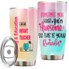 Infant Teacher Tumbler, Training Education Tumbler Stainless Steel 20oz With Lid For Infant Teacher, Drinking Coffee Cup Birthday Retirement Gifts Bulks For Office Women Men Work Friends Coworker view 1