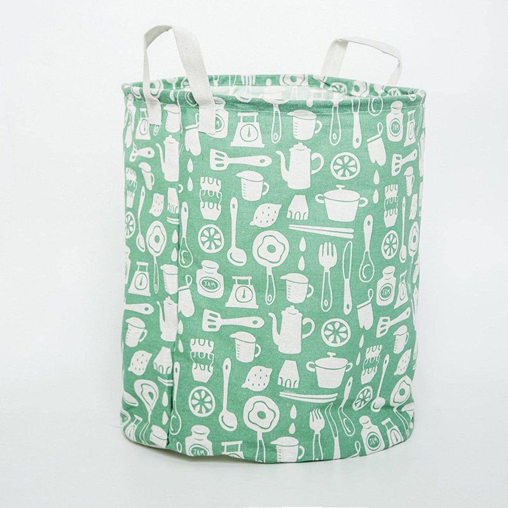 ADENLA Dirty Clothes Basket Fabric Storage Basket, Home Laundry Basket, Dirty Clothes Storage Basket, Bathroom Dirty Clothes Basket