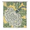 Yinrune Yellow and Green Shower Curtain Floral Flower Chinoiserie Asian Inspired Bathroom Shower Curtain Modern Shower Curtain 60x72in Polyester Fabric Shower Curtain Set with Hooks view 1