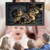 19-inch high-Definition 1080P Digital Photo Frame, Video and Picture Advertising Machine, Electronic Photo Album, Easy to Operate (Color : Black) view 4