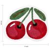 FROZZUR Large Cherry Cute Bath Mat for Bathroom, Luxury Funky Bathroom Mats Non Slip Cute Fruit Shaped Absorbent Bathtub Cool Rug Bathroom Tub Plush Shower Rugs Washable view 2