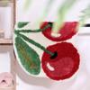 FROZZUR Large Cherry Cute Bath Mat for Bathroom, Luxury Funky Bathroom Mats Non Slip Cute Fruit Shaped Absorbent Bathtub Cool Rug Bathroom Tub Plush Shower Rugs Washable view 3