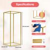 10PCs Metal Flower Stand, for Wedding Table Centerpieces Decorations, 23.62 inch Tall Gold Stand for Floral Arrangement, Geometric Flower Vase Stand for Parties, Events, Home Deco (23.62inch Tall) view 2