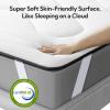 Maxzzz Full Mattress Pad, Cooling Memory Foam Topper, Pillow Top Protector for 8-23'' Mattress, White view 3