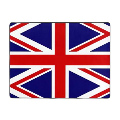 YYHWHJDE UK Flag Carpet 63x48 in Area Rug - Soft to The Touch, fine Velvet, Washable, wear-Resistant, no lint