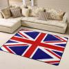 YYHWHJDE UK Flag Carpet 63x48 in Area Rug - Soft to The Touch, fine Velvet, Washable, wear-Resistant, no lint view 2