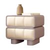 Bedside Table High-end Nightstand Creative Wooden End Tables with 2 Drawers Bedside Table Solid Wood Legs Bedside Cabinet Small Side Table Side Table view 1