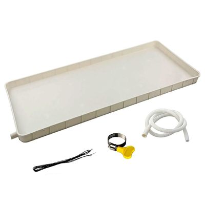 Air Conditioner Condensate Drain Pan, Indoor/Outdoor Unit Water Collecting and Drainage Plastic Drip Tray, Window Air Conditioner Drain Kit PP Tray Water Collector ( Color : 3-5P , Size : 5m Hose )
