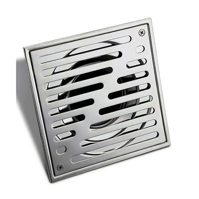 Floor Drain-Bathroom Tile Insert Floor Drainer with Removable Strainer Cover Chrome Finish Anti Clogging for Kitchen, Washroom, Garage and Basement
