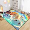 Kids Cute Cat Rug - Cat Rug for Girls Room Cartoon Rainbow Carpet Lovely Animal Sofa Floor Mat, 4'5' view 2