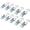 30 PCS Space-Saving Clothespin Hat Pants Storage Hanging Travel Hook, Boot Hangers for Closet, Laundry Hooks Hanging Clips Clothes Pins Socks Towel Clips Hanging Hooks with Clips for Home and Travel view 1