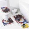 4 Pieces Bird Eagle Shower Curtain Set American Flag Animal Modern Style Bathroom Decor Sets with Rugs Bathroom Accessories Set Bathroom Curtain Shower Set with 12 Hooks view 4