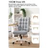 KITCISSL Computer Chair Home Office Desk Chairs for Benroom, High Back Chair Armchair Sedentary Liftable Swivel Chair Backrest Chair Dormitory Desk Chair Student Learning Game Chairs (Color : Blue) view 4