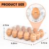 100 Pack Egg Cartons Cheap Bulk 12 Count Clear Plastic Egg Containers for Chicken Eggs, Reusable Egg Holder for Home Ranch Farm Commercial Market Display, Plastic Egg Packaging for Craft Projects view 2