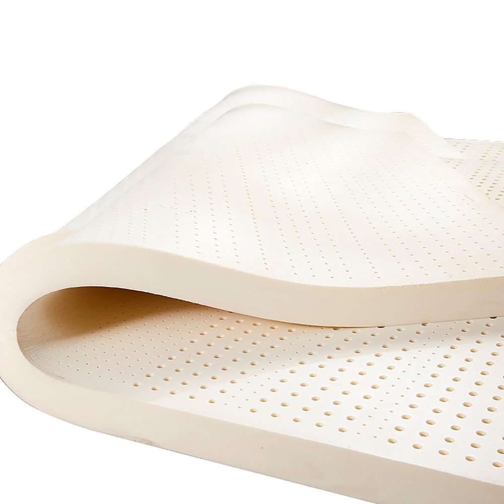 NaKeah 100% Natural Latex Mattress Topper, Comfort & Support Deep Rejuvenating Sleep, Support Shoulders, HIPS, Back & Knees,5cm,90x200cm