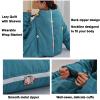 PEKJI Lazy Quilt with Sleeves for Men Women, Feather Print Comforter Warm Winter Quilts Throw Pillow Thickened Wrap Blanket Blue, for Home Office Travel(Aldult 59"79") view 3
