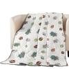T&H XHome Quilt Full Size Luxury Quilted Comforter Bedspread-Thin Soft Cozy, Retro Abstraction Leaves Pattern Maple Leaf Overlay Reversible Stitched Lightweight Quilt Coverlet for All Season view 2