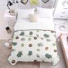 T&H XHome Quilt Full Size Luxury Quilted Comforter Bedspread-Thin Soft Cozy, Retro Abstraction Leaves Pattern Maple Leaf Overlay Reversible Stitched Lightweight Quilt Coverlet for All Season view 4