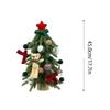 PEKJI Home Desktop Small Christmas Tree Ornaments Resin encryption Artificial Xmas Tree with Base Christmas Decoration Props view 2