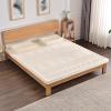 NaKeah Natural Latex Mattresses Massage Single Double Hotel Mattress Family King Queen Twin Full Size - 1/2/3 Inch - Organic Cover Included,7.5cm,150x200cm view 1