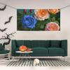 garden roses print Party Banner Christmas Banner Birthday Bunting with Brass Grommets Party Decorations Backdrop for Christmas Wedding Winter New Year Home Decorations Party Supplies Medium view 2