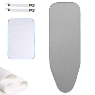 WInara Iron Board Cover Replace, Ironing Board Cover Fiber Pad Covers 36x13in 38x13in 43x14in Extra Thick Heat Resistance Covers (Color : Silver, Size : 36x13in (92x33cm))