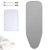 WInara Iron Board Cover Replace, Ironing Board Cover Fiber Pad Covers 36x13in 38x13in 43x14in Extra Thick Heat Resistance Covers (Color : Silver, Size : 36x13in (92x33cm)) view 1