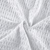 100% Eucalyptus Tencel Waffle Weave Blanket Custom 60" x 80" - Lightweight Washed Soft Breathable Blanket for All Season - Perfect Blanket Layer for Couch Bed Sofa-Elegant Home Decoration-White view 4