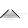 Cabilock Dish Drying Rack Triangular Sink Drainer for -Saving Design Easy Drainage for Fruits and Vegetables Keep Your Sink Area Tidy view 2
