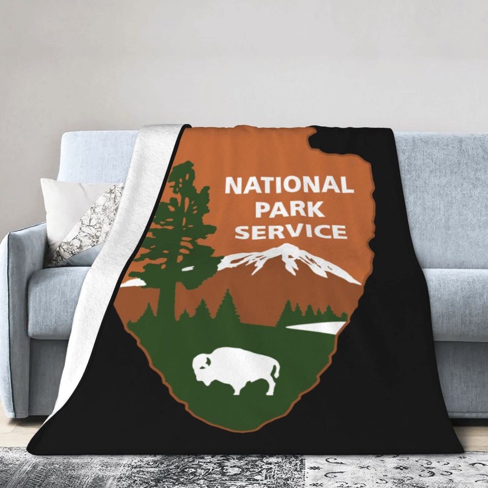 National Park Service Lightweight Super Soft and All Season Warm,Thermal Blanket, Blanket for Sofas