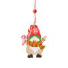 Christmas Decorations Painted Wooden Small Pendant Christmas Tree Pendant view 1