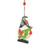 Christmas Decorations Painted Wooden Small Pendant Christmas Tree Pendant view 3