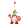 Christmas Decorations Painted Wooden Small Pendant Christmas Tree Pendant view 4