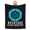 Aperture Science Lightweight Super Soft and All Season Warm,Thermal Blanket, Blanket for Sofas view 4