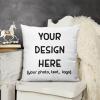 Personalized Throw Pillowcase Set with Pictures Home Decor Accent Pillow Case from Photo & Text Square Pillow Covers with Custom Bible Verse Quote Motivational Cushion Cover 18x18, 4PCS view 3