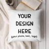 Personalized Throw Pillowcase Set with Pictures Home Decor Accent Pillow Case from Photo & Text Square Pillow Covers with Custom Bible Verse Quote Motivational Cushion Cover 18x18, 4PCS view 4