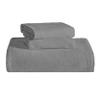 BLUENILEMILLS Cotton 3 Piece Bedspread Set, Oversized Bedspread, 2 Pillow Shams, Medium Weight Blanket, Home Bed Decor, Warm Bedding, Scrolling Medallion, Matelasse Woven, Essentials, King, Grey view 2