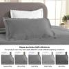 BLUENILEMILLS Cotton 3 Piece Bedspread Set, Oversized Bedspread, 2 Pillow Shams, Medium Weight Blanket, Home Bed Decor, Warm Bedding, Scrolling Medallion, Matelasse Woven, Essentials, King, Grey view 4