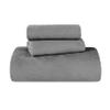 BNM Cotton 3 PC Bedspread Set, Home Bed Decor, Warm Bedding, 1 Oversized Bedspread, 2 Pillow Shams, Medium Weight Blanket, Scrolling Medallion, Matelasse Coverlet, Bedding Essentials, King, Grey view 1