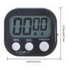 Nayubo Small Digital Timer for Kitchen Cooking Baking Sports Office Meeting Multi-Function Count Up Countdown Magnetic Backing and ON/Off Switch Desk Electronic Timer (Black) view 2