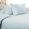 1 Piece Cotton All Season Duvet Cover King (90 x 106) Zipper Clouser Sky Blue Comforter Cover King view 1